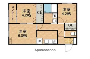 ロータス【1階】の間取り