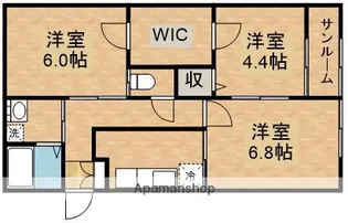 フェリーチェ C棟【2階】の間取り