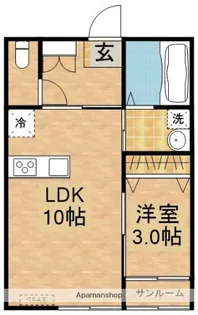 LANCE【1階】の間取り