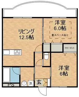 サンパーム志布志イースト【3階】の間取り