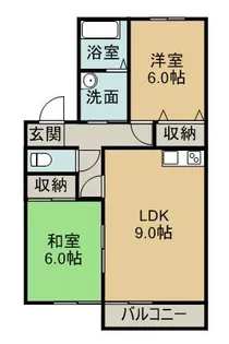 エスポワール【1階】の間取り