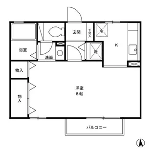 ジェム【2階】の間取り