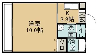 カピーレ西原【2階】の間取り