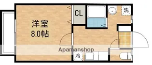 ローズクォーツ寿【1階】の間取り