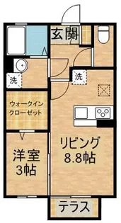 ローズガーデン【2階】の間取り