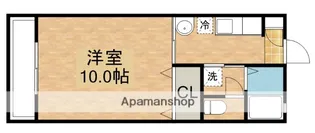 マンションシャルムA【3階】の間取り