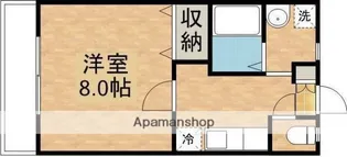 フェヴァリーF【2階】の間取り