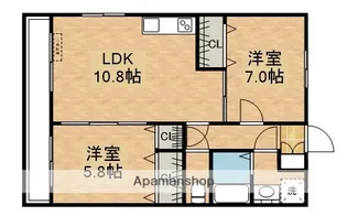 サンライズ打馬【3階】の間取り