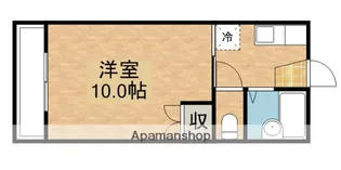 サンリブレ寿【3階】の間取り