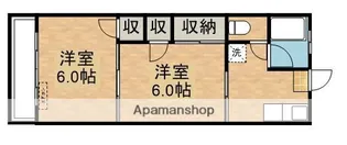 ハイツわかな【1階】の間取り