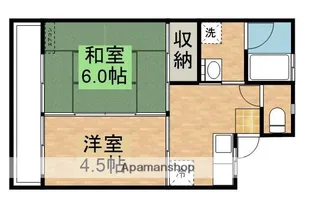 サニー瀬戸口【2階】の間取り
