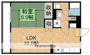 富士ハイツ【1階】の間取り