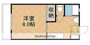 ハイツ花岡【1階】の間取り