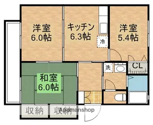 シャーメゾン・K【2階】の間取り