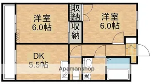 サンライズ今坂【3階】の間取り
