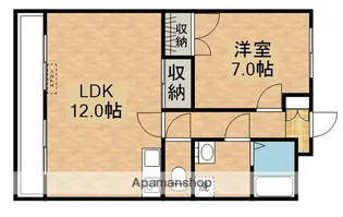 サンライズ今坂【3階】の間取り
