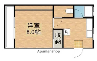 コーポ真美【1階】の間取り