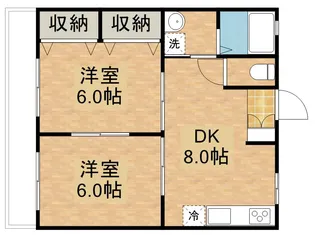 シエロコトブキ【2階】の間取り