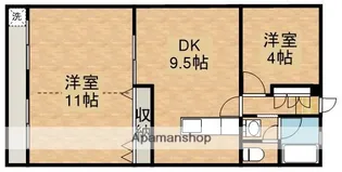 東九ビル【2階】の間取り