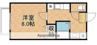 ラフィーネ川西【1階】の間取り