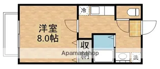 ラフィーネ川西【2階】の間取り