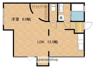 ブラウンハウス【1階】の間取り