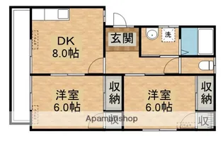 なんてん【1階】の間取り