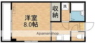 コーポ丸輪 A棟【2階】の間取り