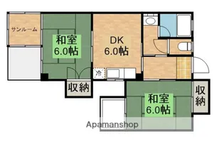 サンロード寿B棟【2階】の間取り