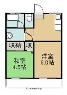 サングローリー【2階】の間取り