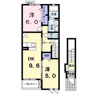 パーシモン T.K【2階】の間取り