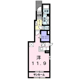 プリムローズ【1階】の間取り