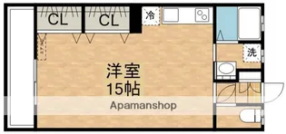 ハブ・ブルースカイ【306号室】の間取り