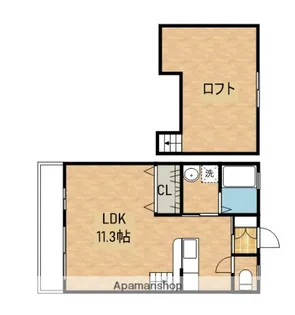 マーブルハイツⅧ【1階】の間取り