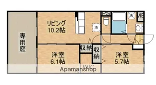 ディアコート寿【1階】の間取り