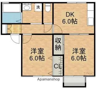 鹿児島県鹿屋市旭原町【アパート】の間取り