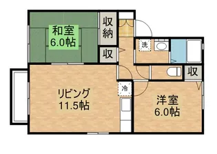 グランシャリオAB B棟【2階】の間取り