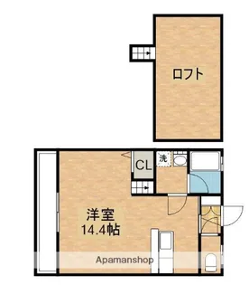 鹿児島県鹿屋市笠之原町【テラスハウス】の間取り