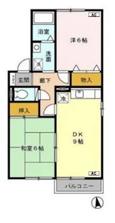 フォレスト王子A・B B棟【2階】の間取り