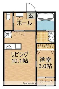AKATSUKI【1階】の間取り