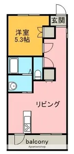 サムシングビル【3階】の間取り