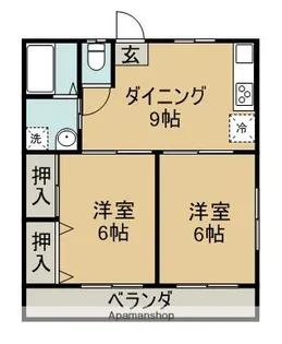 ティージュ【2階】の間取り