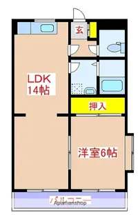 鹿児島県霧島市国分中央2丁目【マンション】の間取り
