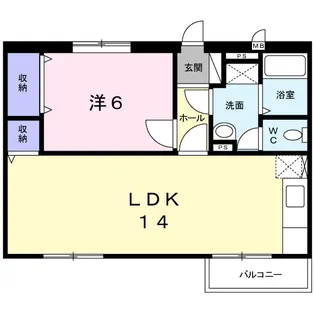 サンヒルズ三郷【2階】の間取り
