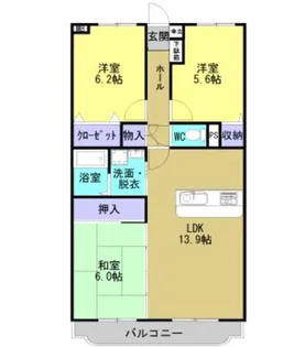 ユーミー蔵【1階】の間取り