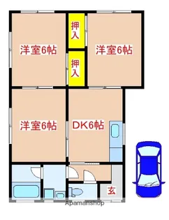 鹿児島県霧島市国分川内【一戸建】の間取り