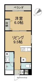 オーシャンタカンザ【301号室】の間取り