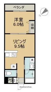 オーシャンタカンザ【302号室】の間取り