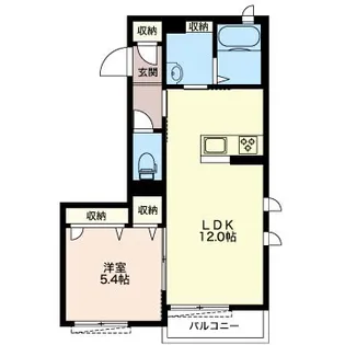 アルメリア湘南【1階】の間取り