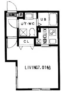 ブランシェ武蔵小山II【3階】の間取り